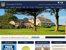 Tablet Screenshot of morecambegolfclub.com